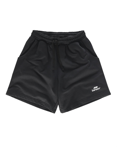 Bareen - Logo Sweat Shorts - Black